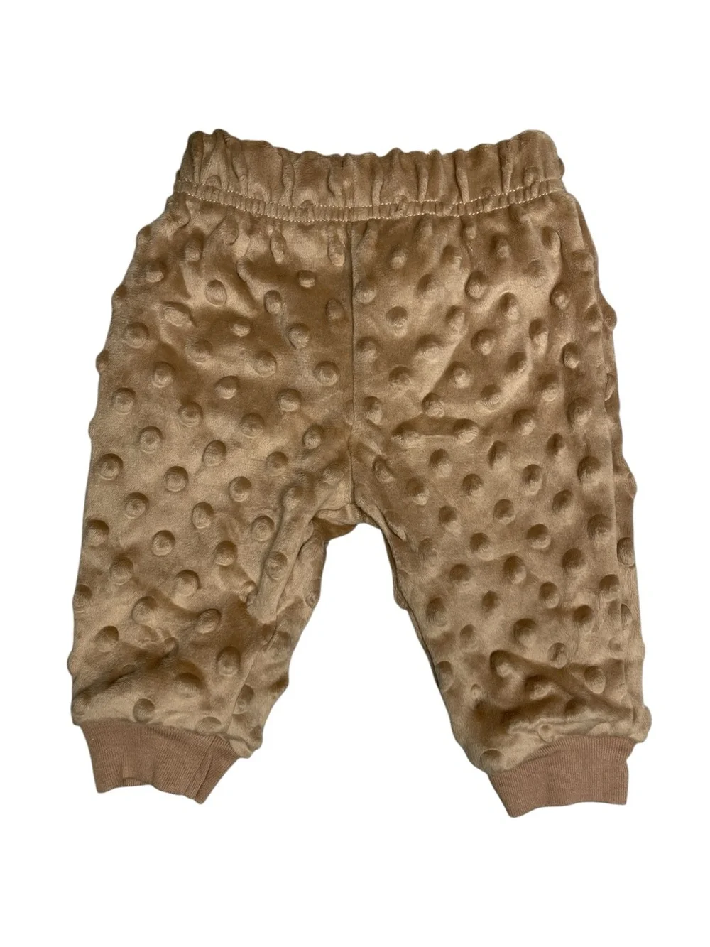 Le Top Brown Plush Bear Applique Pajama Set